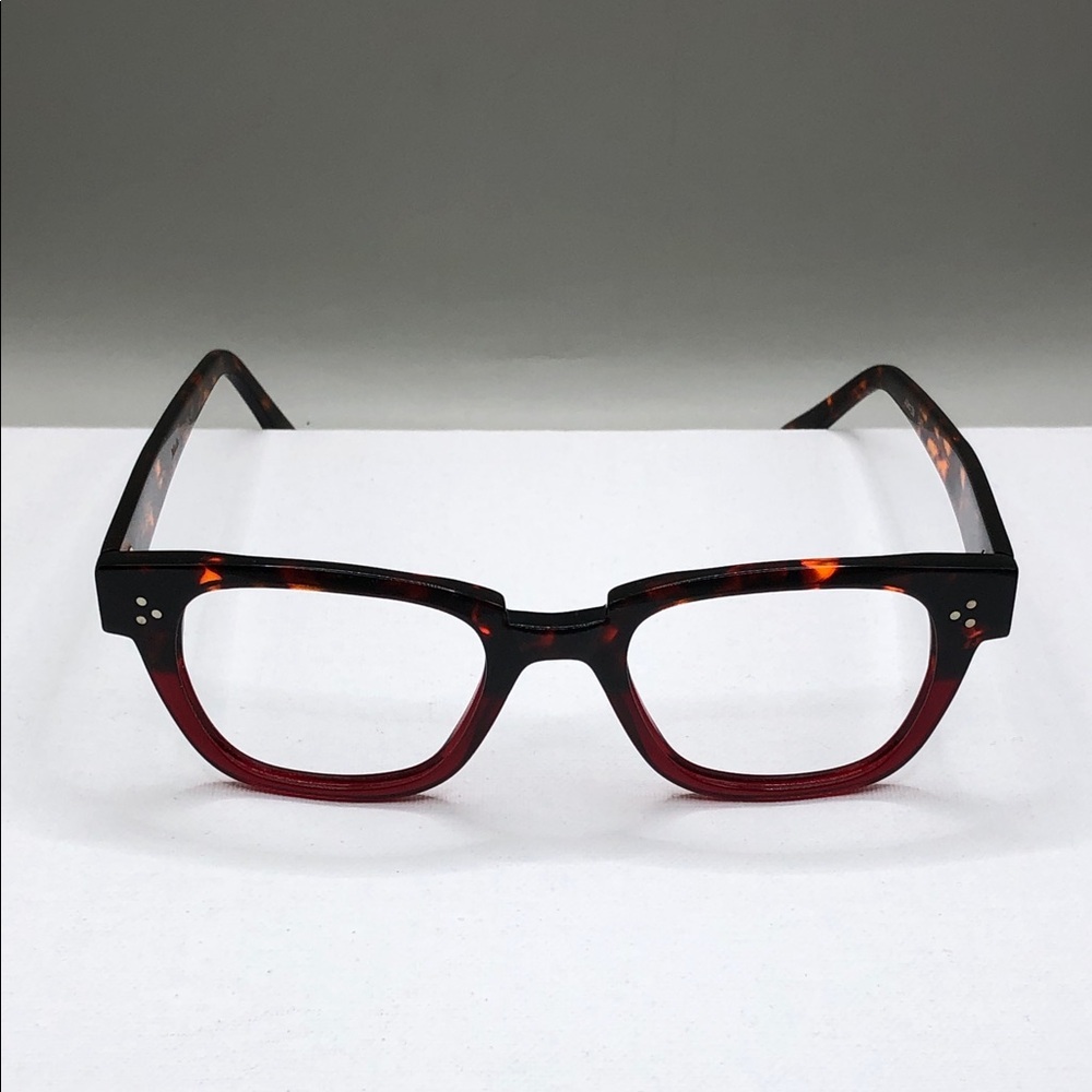 See Eyewear 5578 Designer Glasses Frames ONLY Italy Unisex Blood Orange Tortoise